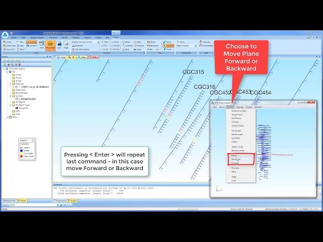 Datamine Studio - Using the External 3D Window as an Overview