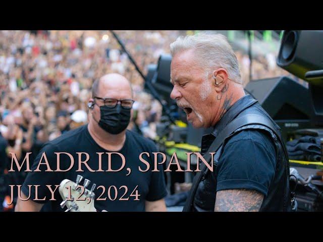 Metallica: Live In Madrid, Spain (July 12, 2024) [Full concert multicam]