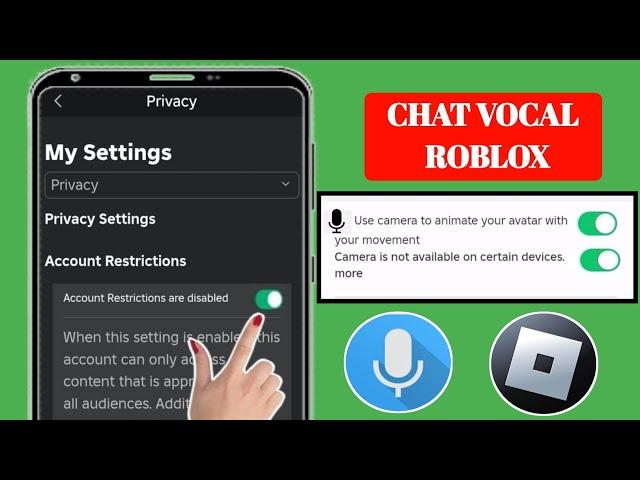 Comment obtenir un chat vocal sur Roblox Mobile (2024) |  Activer le chat vocal dans Roblox