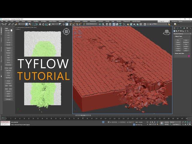 TyFlow Tutorial 01 + Scene File