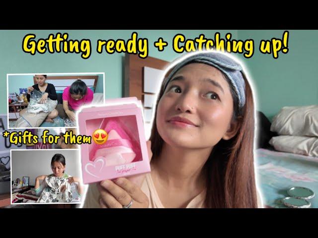 A DAY IN MY LIFE !! ~ Everyday makeup + catching up / Gift for my sisters || it’s me Muskan ||