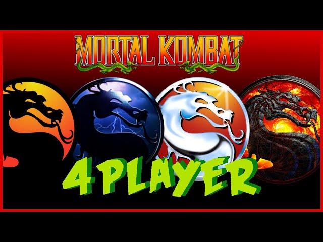 [OpenBOR] Mortal Kombat Bootleg 4 Players Co-op Cheatrun - Everlasting Gaming