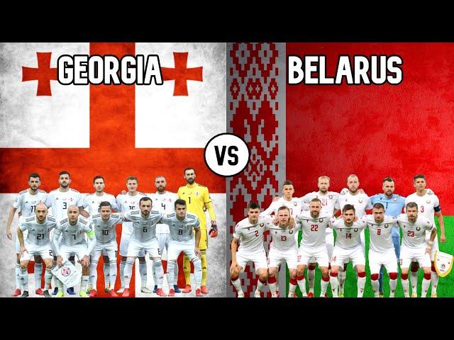 Georgia vs Belarus Football National Teams 2020