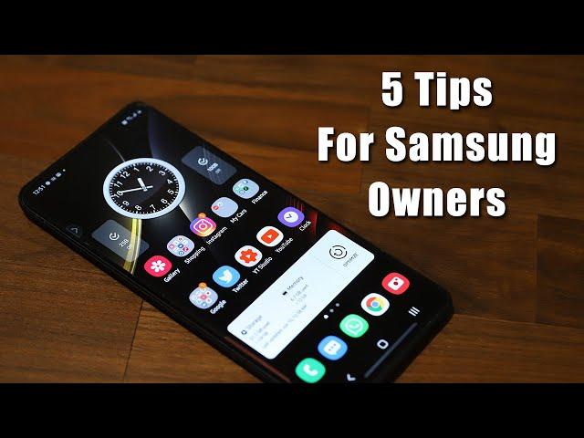 5 Tips and Tricks Every Samsung Galaxy Smartphone Owner Should Know (One UI 3.1 and One UI 3.0)