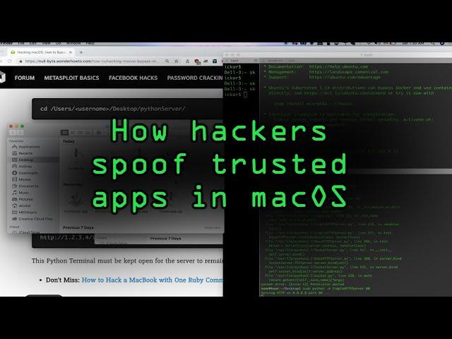 How Hackers Can Bypass MacOS Security by Spoofing Trusted Apps