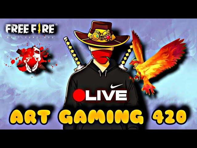 Free fire live custom room play unlimited  Art gaming 420 random players  power  #freefire