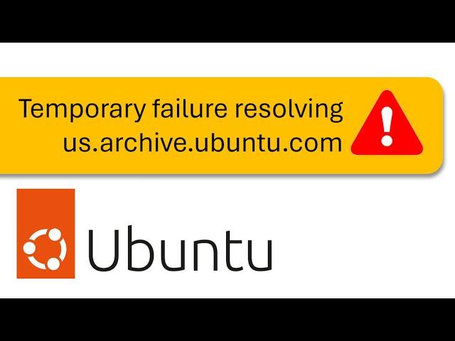 [SOLVED] Temporary failure resolving us.archive.ubuntu.com