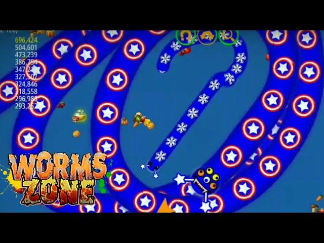 WormsZone a Slither Snake 1,100,000+Score Top 1 Epic Worms Zone Gameplay #46