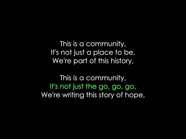 Community (Lyrics Video)