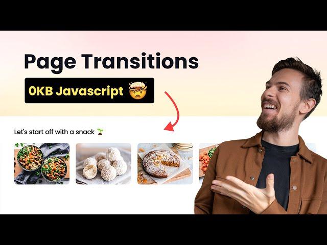 Page Transitions with 0 Lines of JAVASCRIPT!