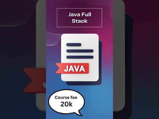 Java Training In Hyderabad | Java Course In Ameerpet | Java Full Stack Training In Ameerpet . #java