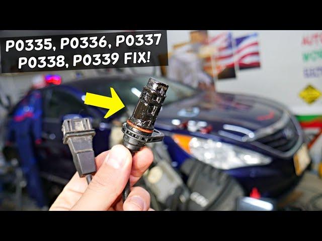 HYUNDAI SONATA CODE P0335 P0336 P0337 P0338 P0339 CRANKSHAFT POSITION SENSOR CHECK ENGINE LIGHT