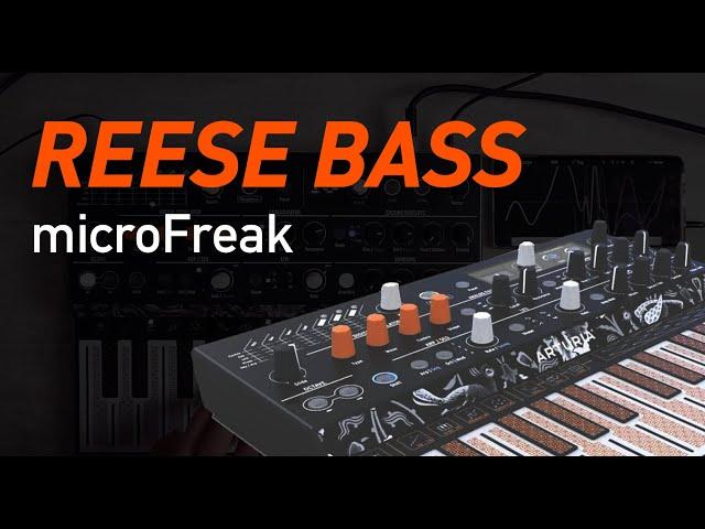 How to REESE BASS with microFreak Waveshaper