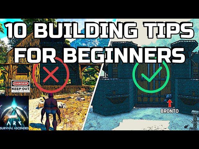 ARK Survival Ascended - 10 Building Tips For Beginners