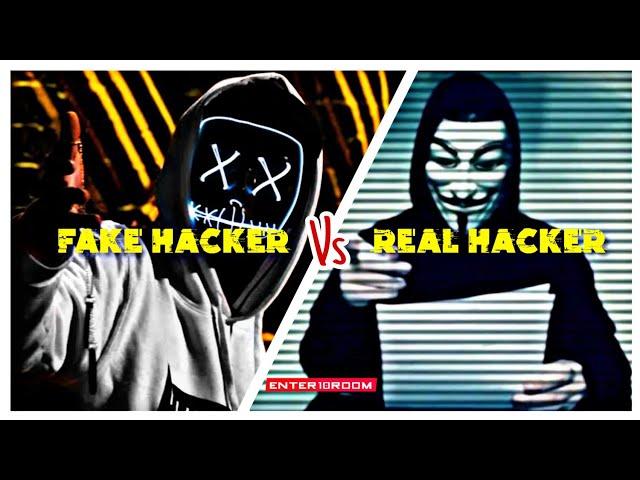 𝙁𝘼𝙆𝙀 𝙃𝘼𝘾𝙆𝙀𝙍 Vs 𝙍𝙀𝘼𝙇 𝙃𝘼𝘾𝙆𝙀𝙍 ~ new hacker‍ attitude status️ | #enter10room