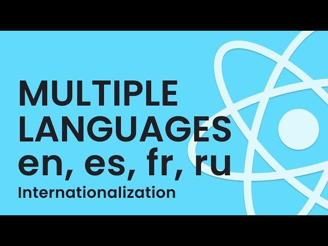 Multiple Language Support in React | Internationalization i18n Language Translation | React JS