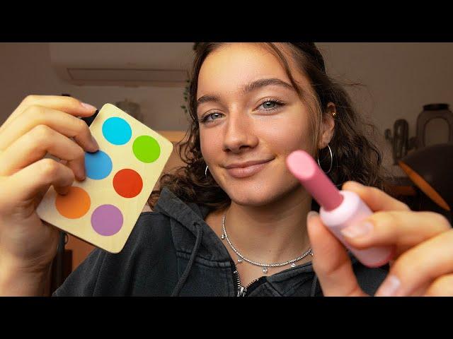 ASMR - Doing Your MakeUp! (Wooden Triggers)