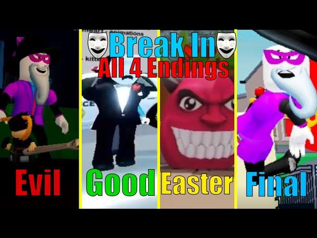 ROBLOX Break In [STORY] | All 4 Endings (Season 3, Episode 4)