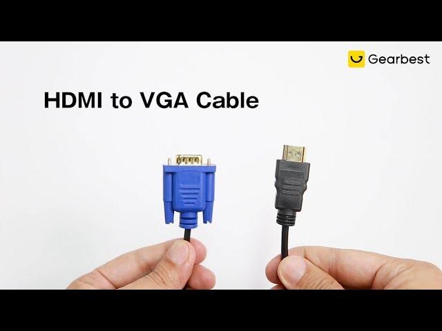 HDMI to VGA Cable - Gearbest.com