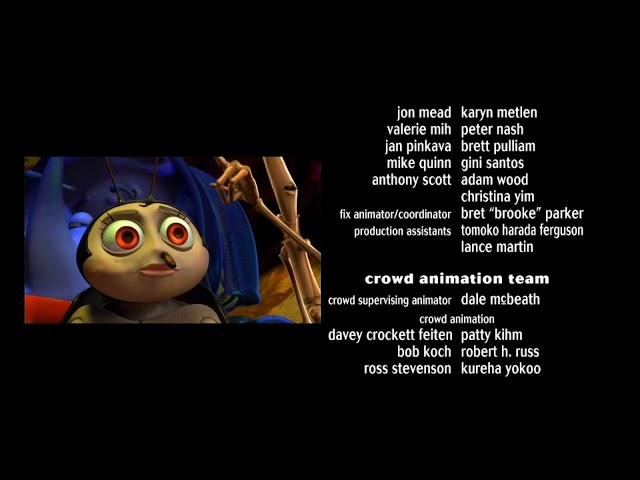 A Bug's Life Credits