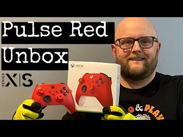 Microsoft Xbox Pulse Red Controller Unboxing and Review