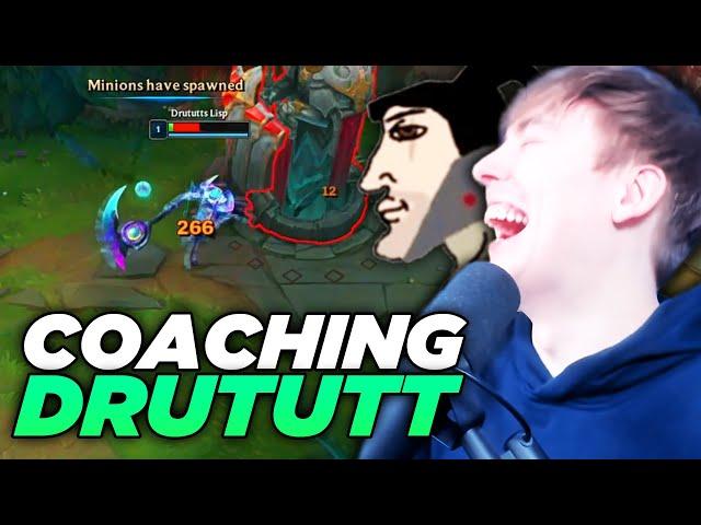 LS | DRUTUTT TERRORIZING EUW CHALLENGER | BEST OF COACHING DRUTUTT #2