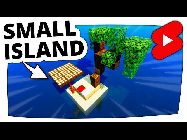 Small OCEAN ISLAND in Minecraft #shorts