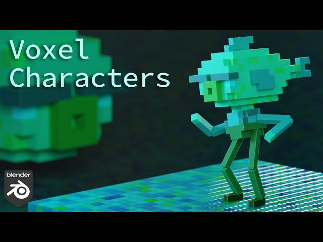 Rig MagicaVoxel Characters in Blender