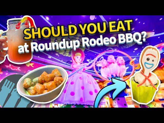 Should YOU Eat at Disney World's BRAND NEW Restaurant? -- Roundup Rodeo BBQ Review