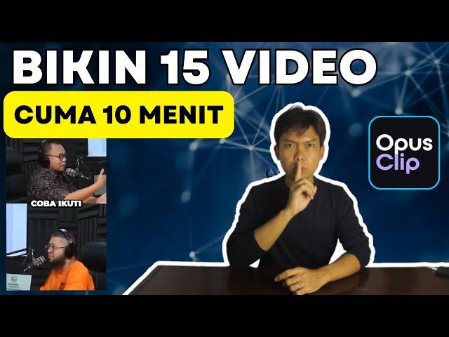 Aplikasi AI Pembuat Klip Video Pendek Short dari Video Panjang atau PODCAST | Tutorial AI Opus Clip