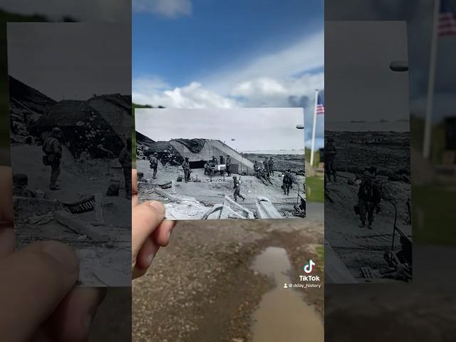 Omaha Beach 1944 Then and Now! #omaha #dday #normandy #normandie #france #beach