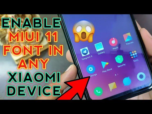 Redmi Note 7 MIUI 11 Font | Install MIUI 11 Font in Any Xiaomi Device | Miui 11 Font for Miui 10