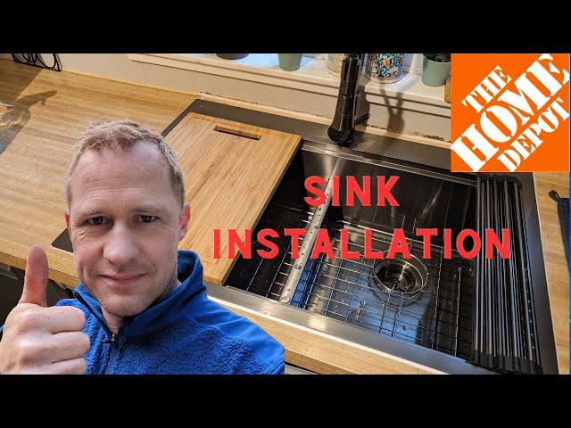 Installing Top Mounted Sink + Plumbing