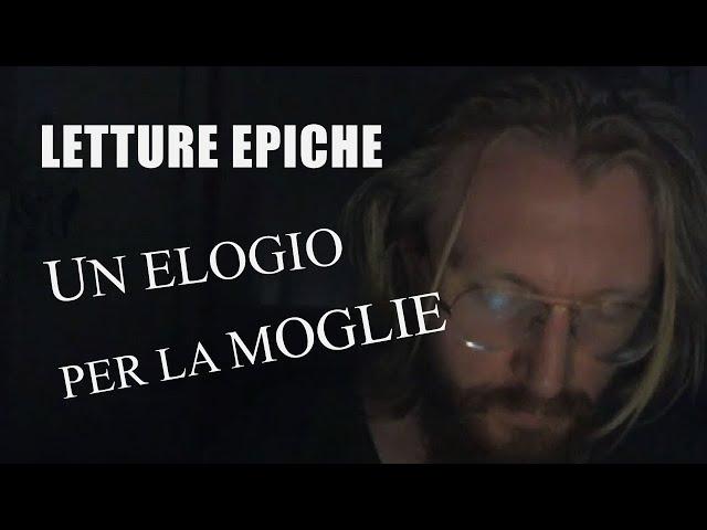 Gisli compone un elogio alla moglie