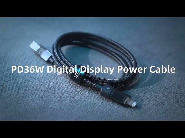 Mcdodo CA-3600 Digital Pro Auto Power Off 36W Type-C to Lightning Transparent Data Cable  1.2m