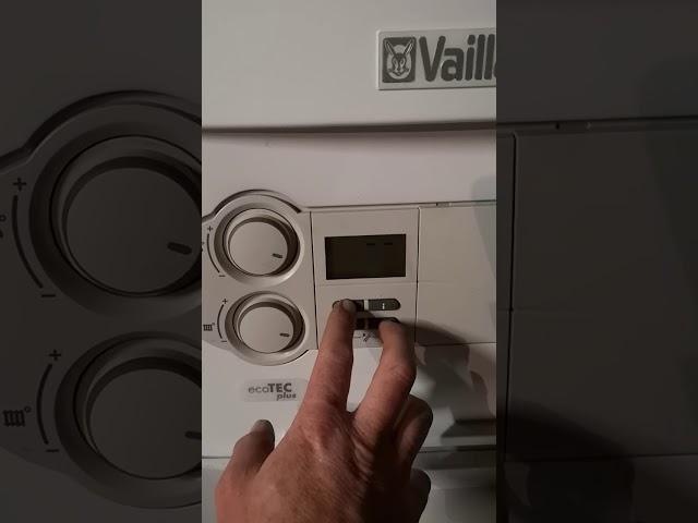 How to remove air from vaillant boiler