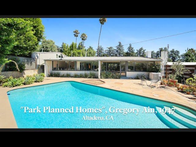 Gregory Ain, Park Planned Homes, 1947, 2823 Highview Ave Altadena, Ca  91001