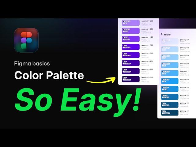 Easiest way to generate color palette in Figma