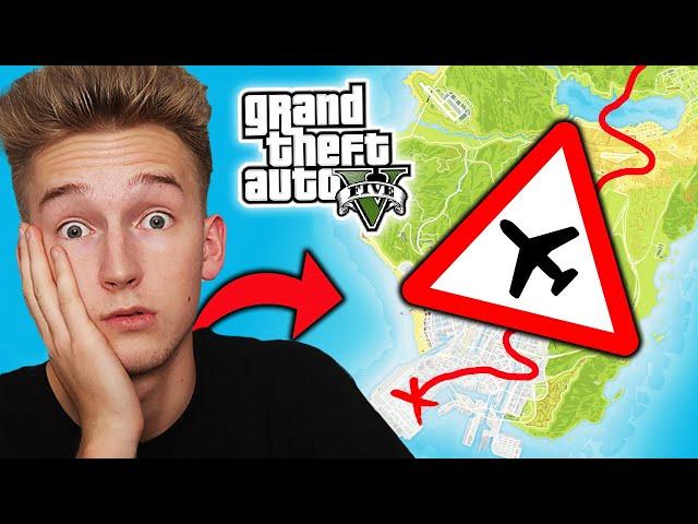 GTA V - PRZEZ CAŁĄ MAPĘ SAMOLOTEM CHALLENGE! ️