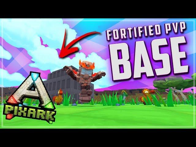  FORTIFIED BASE BUILD!  | PixArk | Tutorials & Tips and Tricks & Builds | Titanshield Gaming