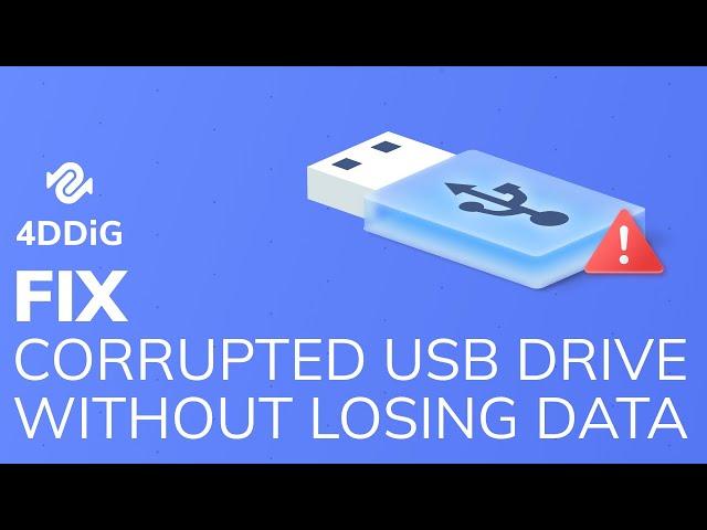 FIX CORRUPT USB DRIVE: How to Fix Corrupted USB Drive without Losing Data