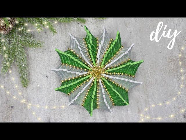 Снежинка из фоамирана ️Поделки к Новому Году и Рождество ️ Christmas Decorations 2024