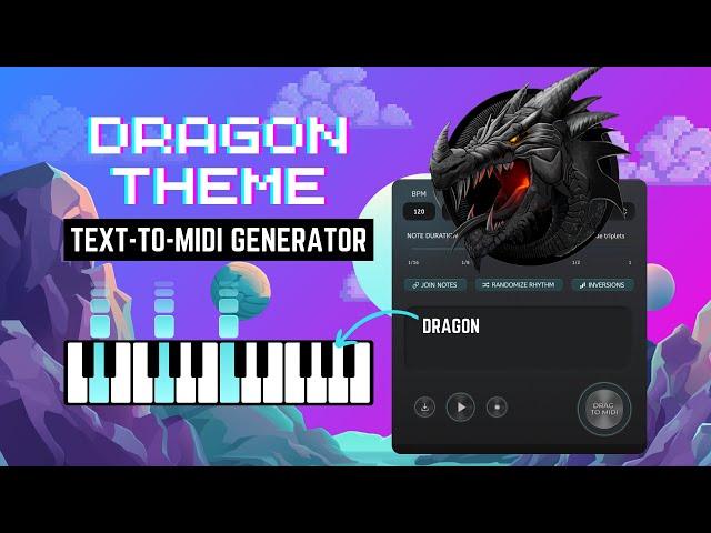 DRAGON: Turning Words Into MIDI Music With AudioCipher