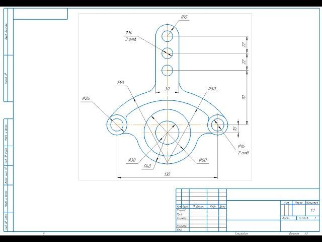 Видеоуроки Компас 3D V19. Сопряжения Компас в 3D V19