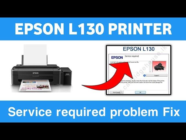 Epson L130 Service required Solution, epson l130 printer resster downlode