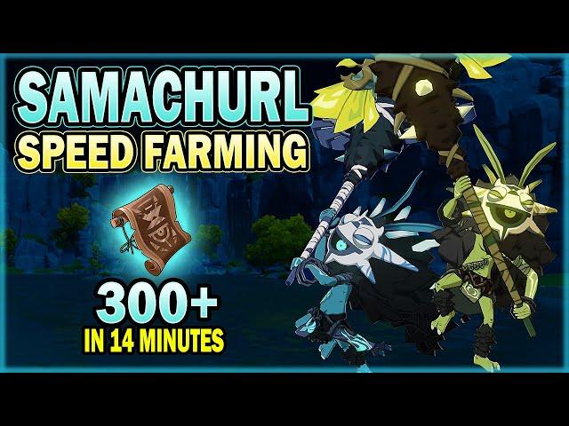 Samachurl Farming Route - Best Locations to Farm Samachurl Scroll Drops | Genshin Impact