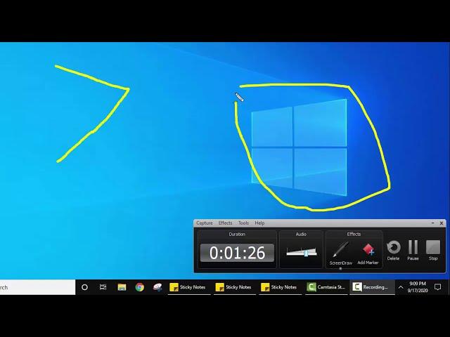 How to draw on Camtasia Studio