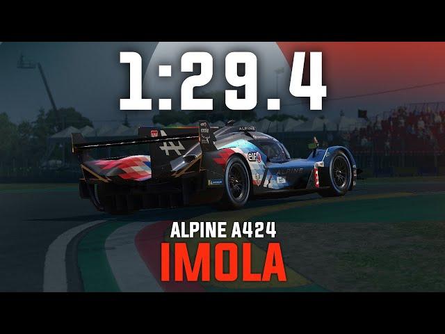 Imola 1:29.4 - Alpine A424 | Le Mans Ultimate