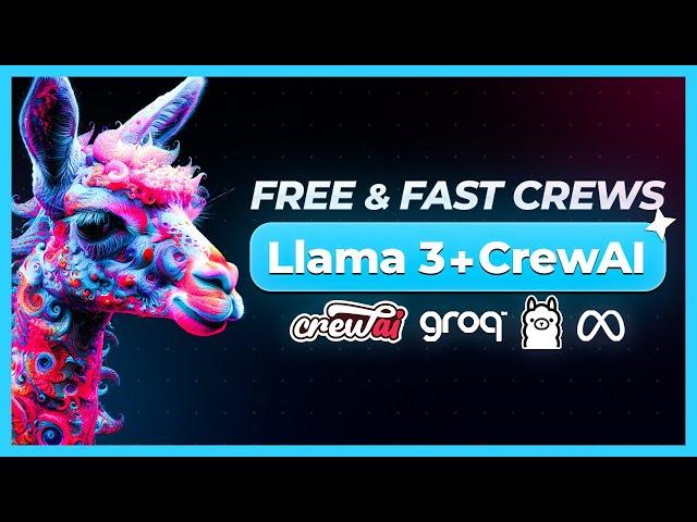 How To Connect Llama3 to CrewAI [Groq + Ollama]