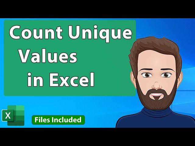 Count Occurrences of Unique Values in a List in Excel